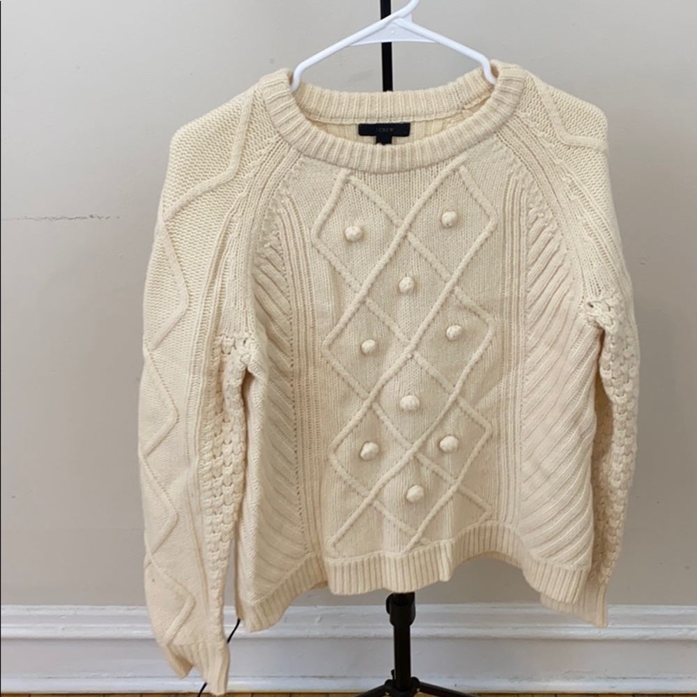 Jcrew White Sweater
